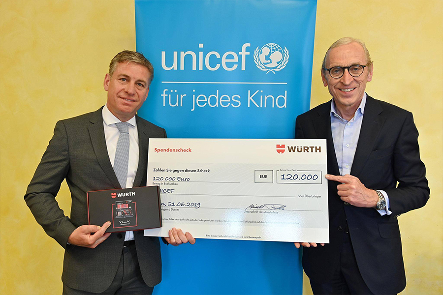 120.000 eurós Würth-adomány
